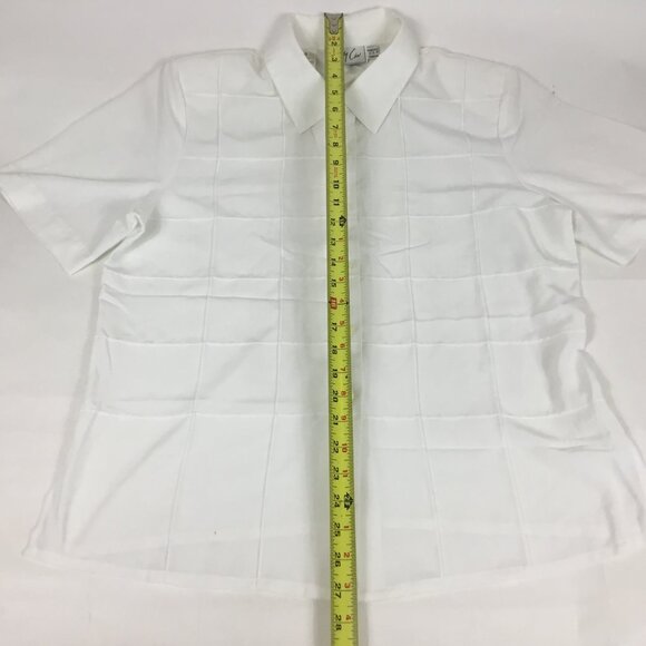 (PO) Kathy Che, Wht Button-Down Shirt - Picture 7 of 12
